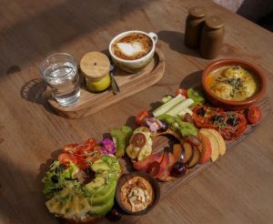 Bagel Breakfast Board — Noqta Space, Essaouira